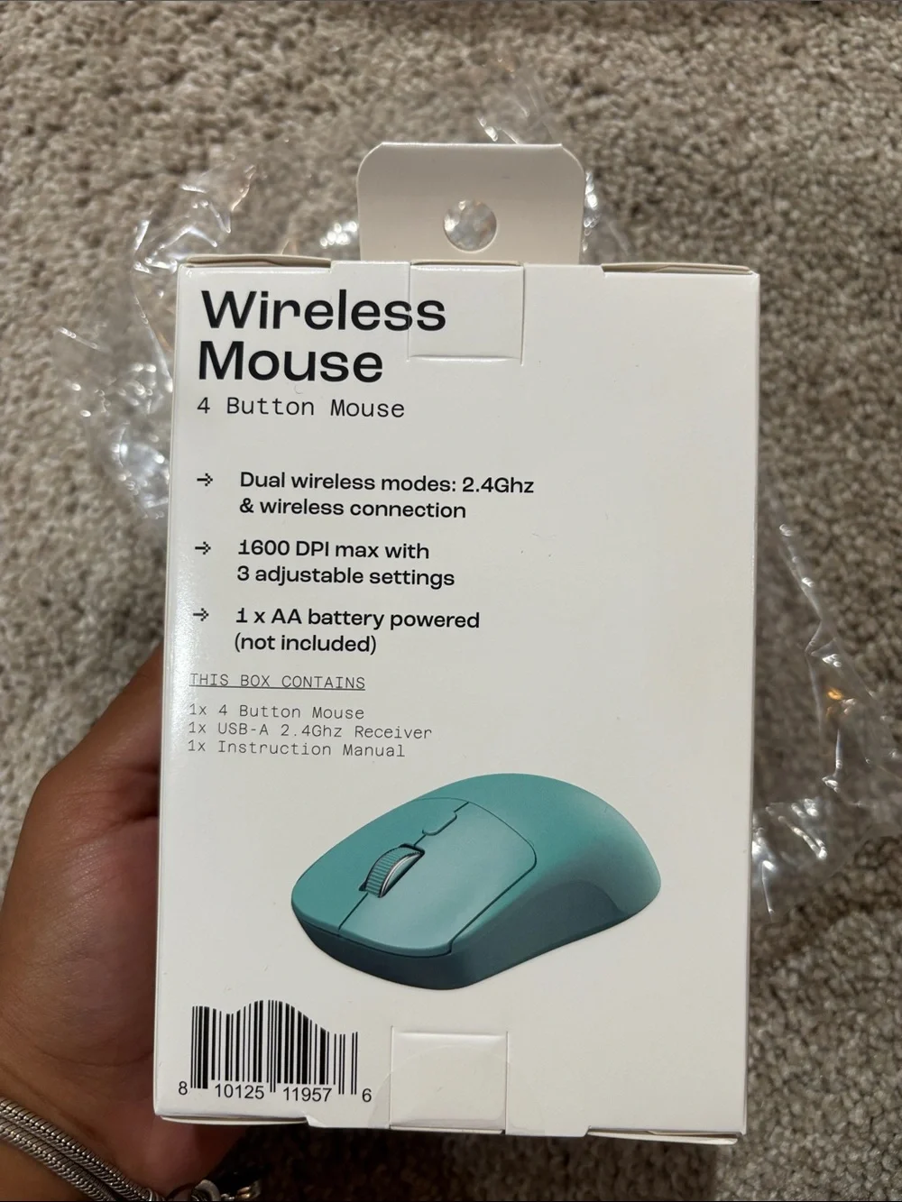 North Wireless Computer Mouse - Teal